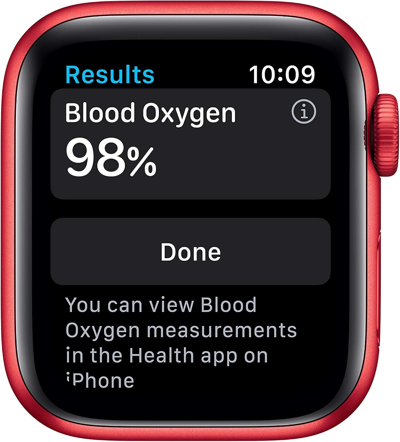 Apple Watch Series 6 (GPS, 40mm) - Red Aluminum Case with Red Sport Band (Renewed)
