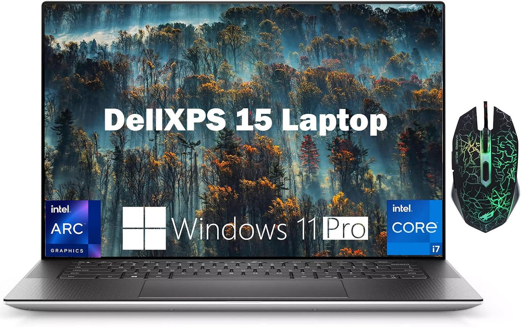 Dell 2024 XPS 15 9530 Business Laptop, 15.6' FHD+ Display, Intel 13th Gen 10-Core i7-13620H, 32GB DDR5, 1TB SSD, Arc Graphics A370M, Wi-Fi 6, Windows 11 Pro, Backlit KB