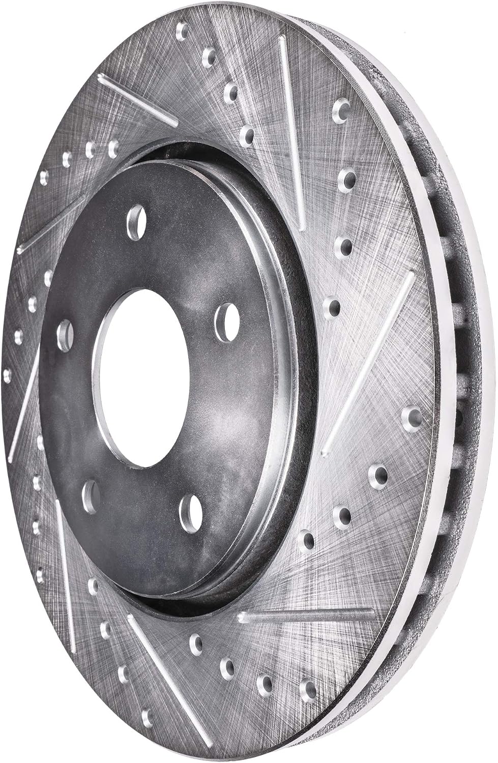 Detroit Axle - Brake Rotors for 06-09 Subaru Legacy 05-09 Outback 11.54' inch Front & 10.79' inch Rear Drilled & Slotted Disc Brake Rotors 2007 2008 2009 Replacement