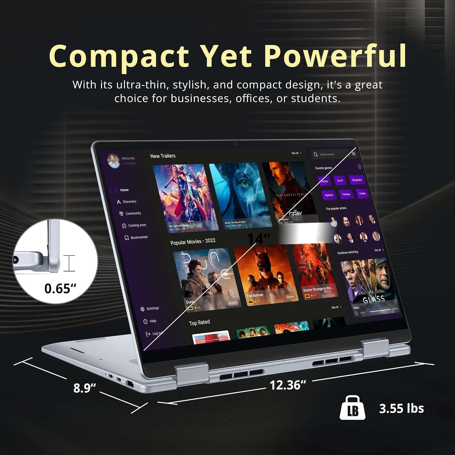 Dell Plus 14' FHD+ 2-in-1 Touchscreen Laptop, Intel Core Ultra 9 288V, 32GB RAM, 2TB Storage(1TB SSD+1TB Docking Station), Backlit Keyboard, Copilot, Wi-Fi 7, Win 11 Pro, Ice Blue