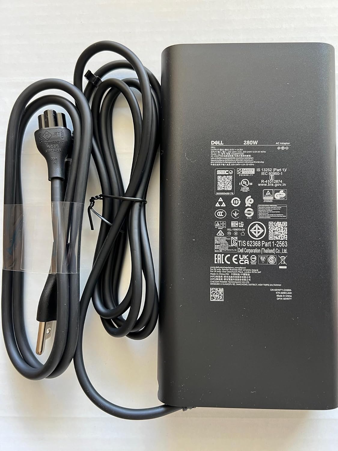 Dell 280W GaN AC Adapter Laptop Charger 7.4mm Barrel for Alienware M16 M18 R2 Precision 3280 Compact