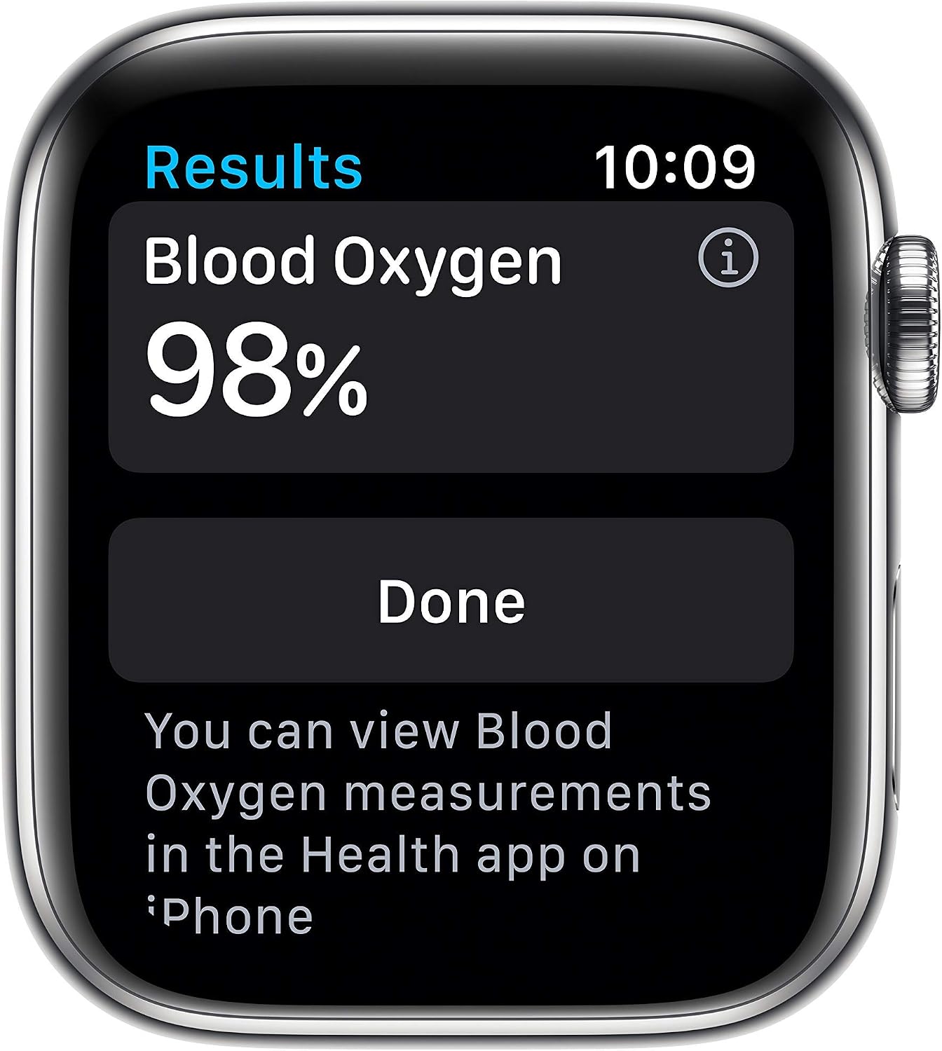 Apple Watch Series 6 (GPS + Cellular, 44mm) - Silver Stainless Steel Case with White Sport Band (Renewed)