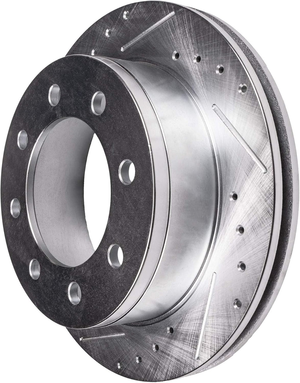 Detroit Axle - Rear Brake Kit for GMC Sierra 3500 HD Chevy Silverado 3500 HD,13.98' inch Drilled and Slotted Disc Brake Rotors Ceramic Brakes Pads Replacement