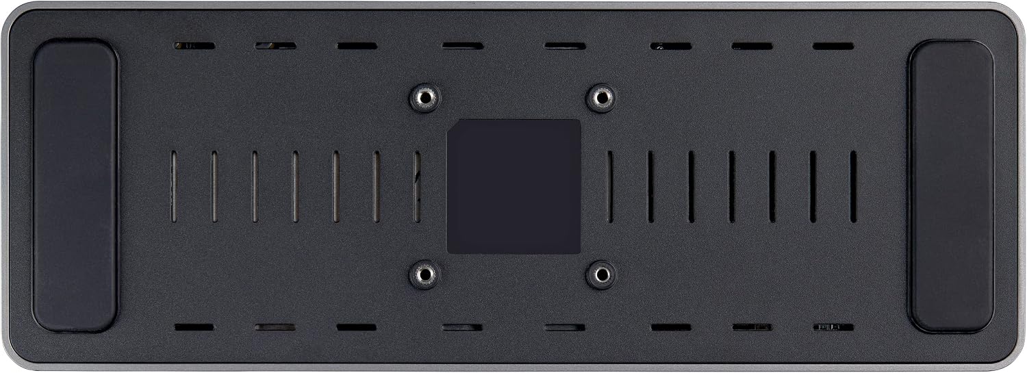 StarTech.com USB-C / USB-A Hybrid Docking Station for MacBook Pro / Air M1 M2 M3 M4 & Windows, Universal Triple 4K 60Hz HDMI DP Dock, Thunderbolt Compatible, 85W Laptop Charging - TAA, Black & Gray