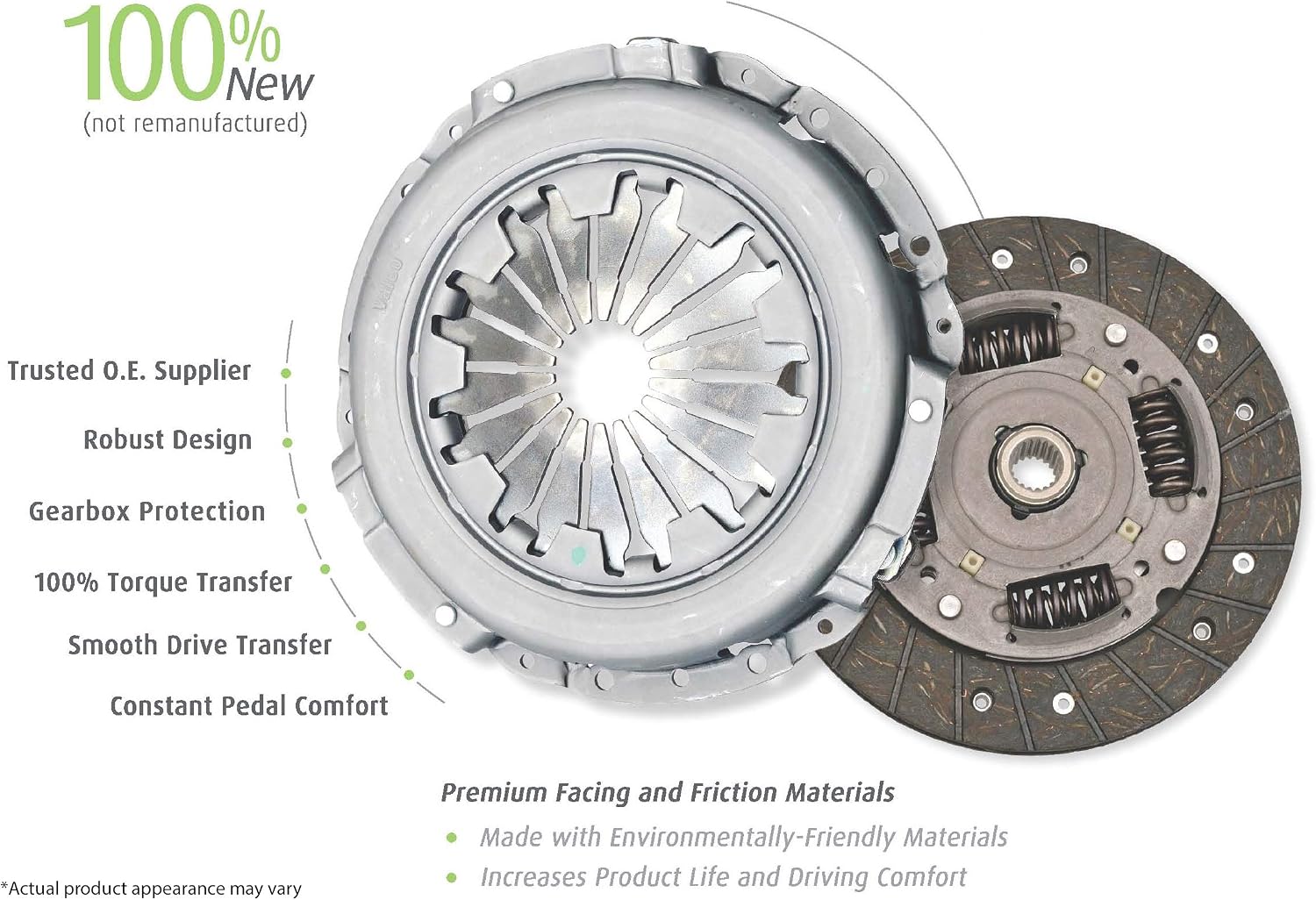 Valeo 52152403 Transmission Clutch Kit for Honda Civic (2006-2014)