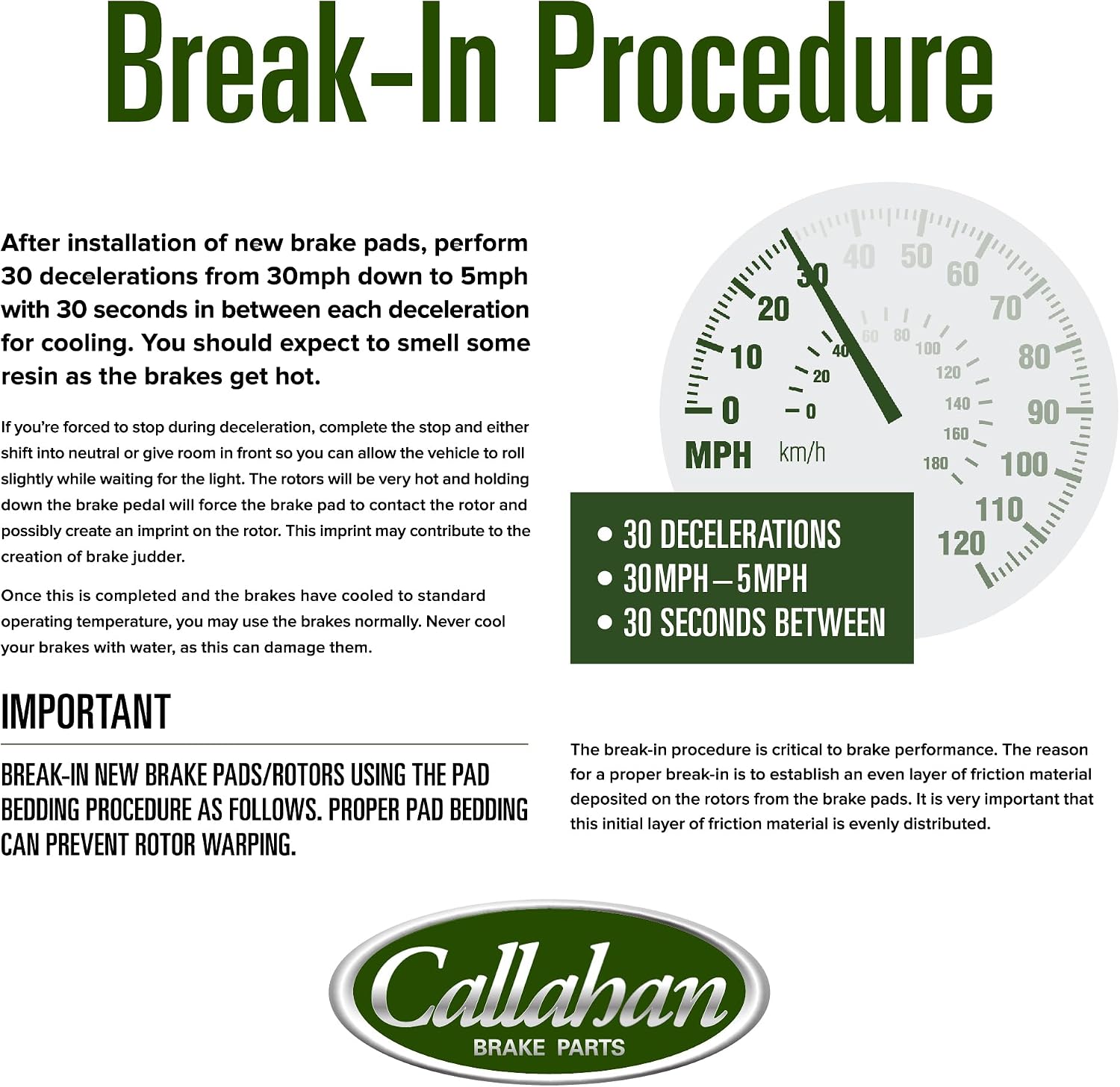 Callahan Brake Parts Brake Kit for Honda Civic 2006-2011 Front Replacement Brake Rotors with Ceramic Brake Pads and Brake Calipers CLHCCO116013