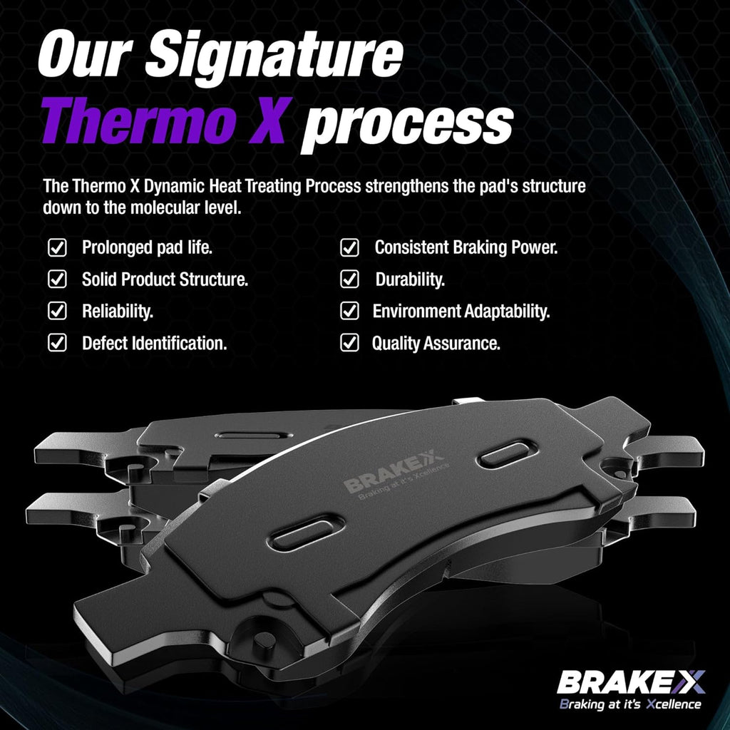 Brake X Front and Rear Brake Pads and Rotors Kit with brake caliper compression tool replacement for 2010-2015 LEXUS RX350 | ARES Semi Coated Rotors and Alpha Ceramic Brake Pads