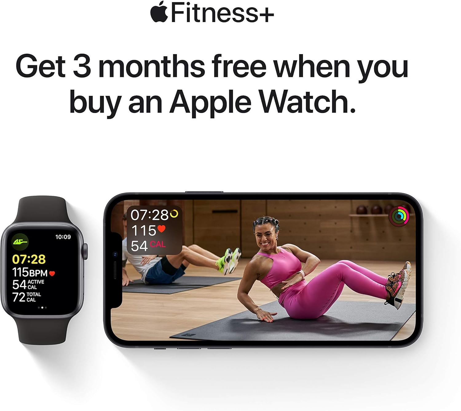 Apple Watch SE (GPS + Cellular, 44mm) - Silver Aluminum Case with White Sport Band (Renewed)