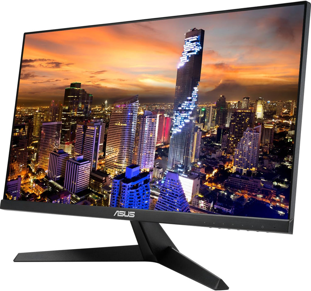 Asus VY249HF 24 inch 1920 x 1080 FHD 100Hz 1ms Backlit LED LCD Everyday Monitor, with Adaptive Sync, Eye Care Plus, Color Augmentation, HDMI, MK270 Wireless Keyboard and Mouse, Gel Mouse and Wrist Pad