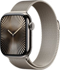 Apple Watch Series 10 [GPS + Cellular, 42mm] - Natural Titanium Case with Natural Milanese Loop, S/M (Renewed)