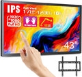 43 inch Capacitive Multi-Touch Screen Industrial Monitor, Built-in Speakers, USB, VGA, DVI & HD-MI Ports,16:9 Display and 1920 x 1080P, Digital Signage Displays Player for Advertising