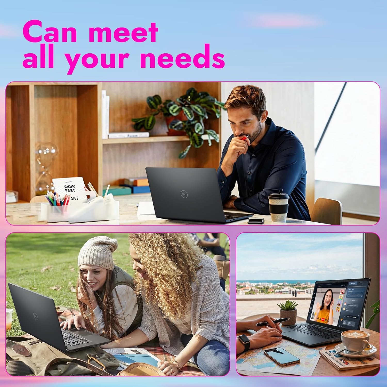 Dell 2026 15.6' Touchscreen Laptop DC15250 – Intel 10-Core i7-1355U (Up to 5.0GHz), 32GB RAM, 1TB SSD, FHD Display, Wi-Fi 6, Windows 11 Pro, Fast Business & Student Notebook