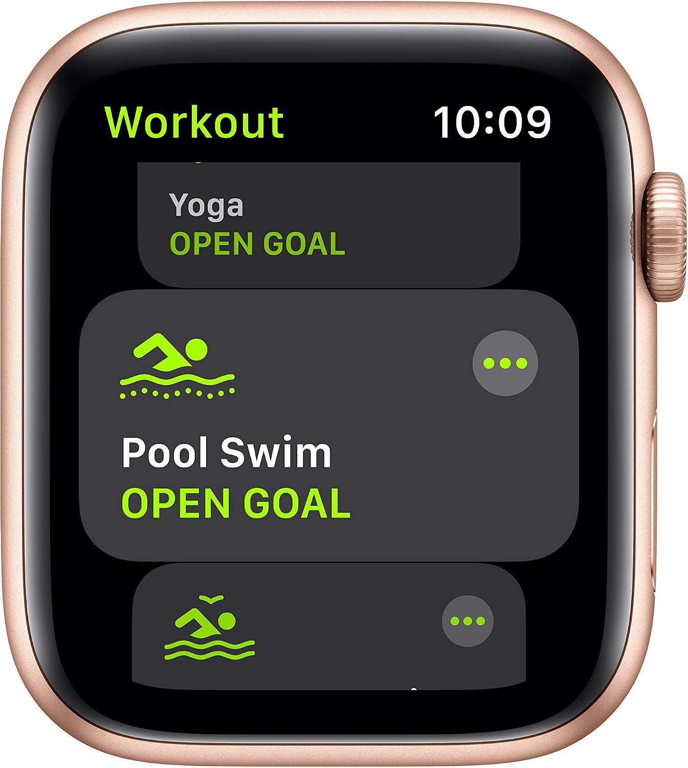Apple Watch SE (GPS, 44mm) - Gold Aluminum Case with Pink Sand Sport Band (Renewed)