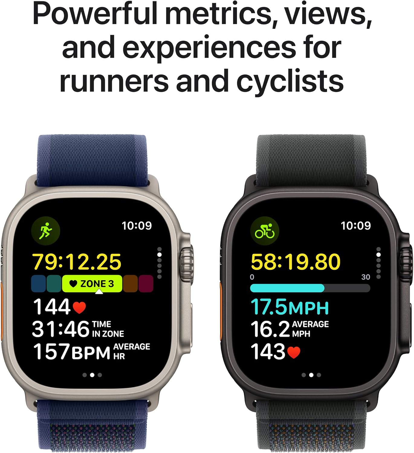 Apple Watch Ultra 2 [GPS + Cellular 49mm] - Black Titanium Case with Black Trail Loop, M/L (Renewed)