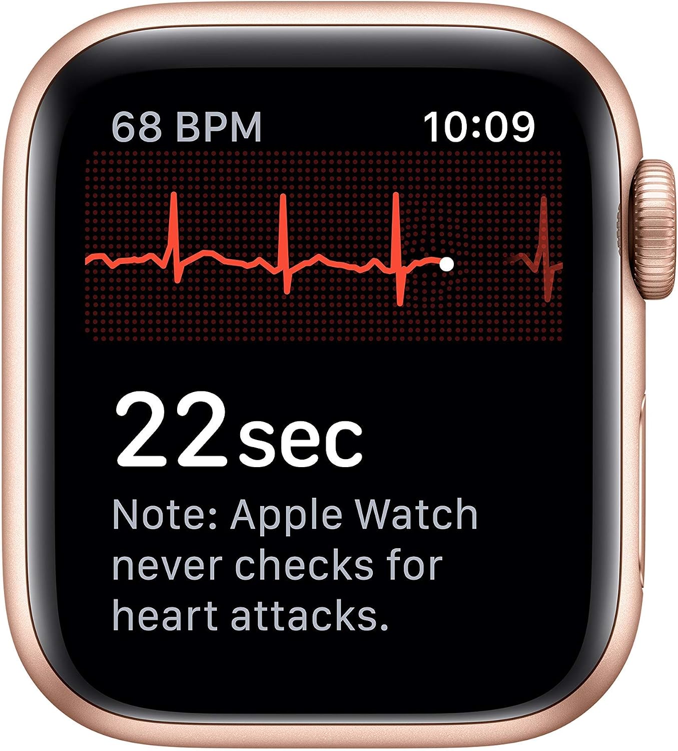 Apple Watch Series 5 (GPS + Cellular, 44MM) - Gold Aluminum Case with Pink Sand Sport Band (Renewed)