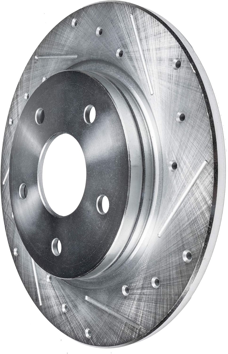 Detroit Axle - 4pc Brake Rotors for 2014 2015 Chevrolet Cruze, Drilled and Slotted Disc Brake Rotors Replacement : 10.87' inch Front and 11.50' inch Rear Rotor