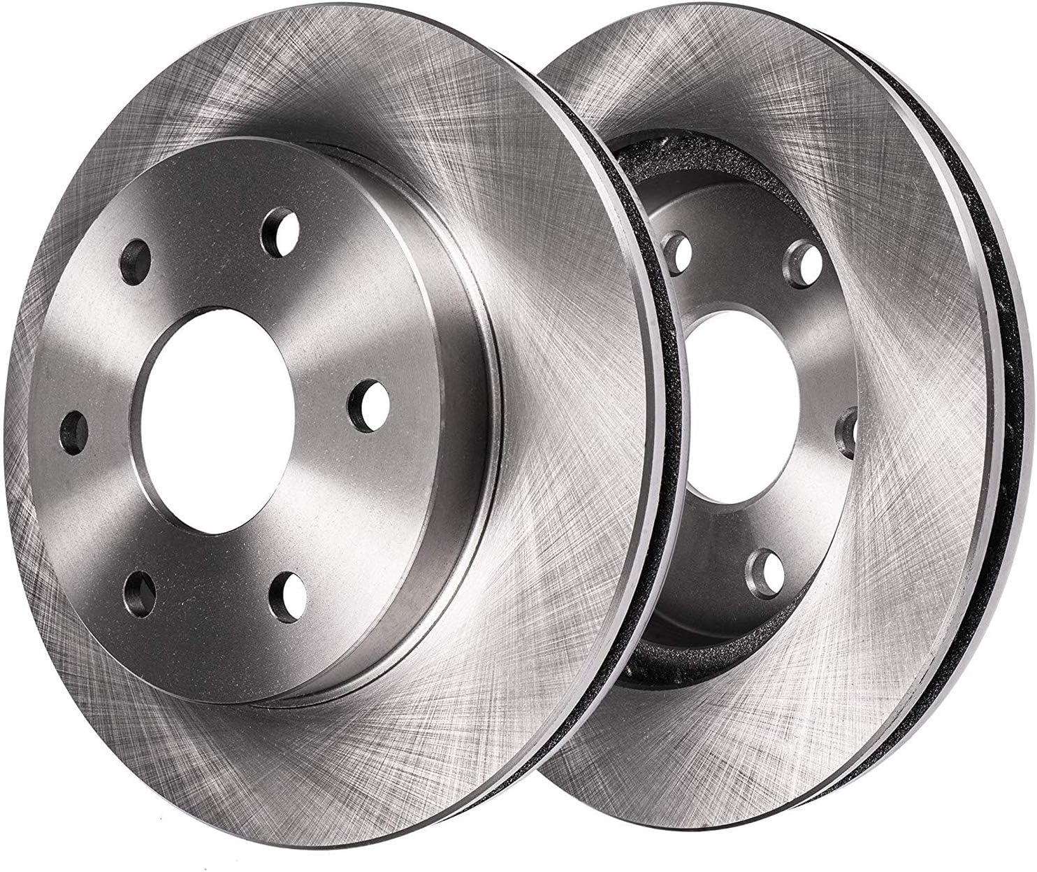 Detroit Axle - Brake Kit for 2005-2012 Nissan Pathfinder Disc Brake Rotors Ceramic Brakes Pads w/Hardware 2006 2007 2008 2009 2010 2011 Replacement: 11.65 inch Front and 12.13 inch Rear Rotors