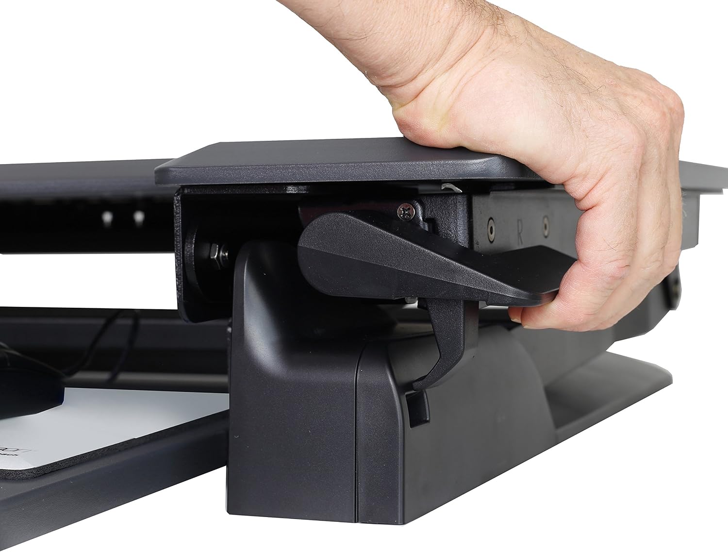 Ergotron – WorkFit-TL Standing Desk Converter and WorkFit Dual Monitor Kit, Sit Stand Desk Riser for Tabletops – for 2 Monitors Up to 24 inches, 6 to 14 lbs Each – Black