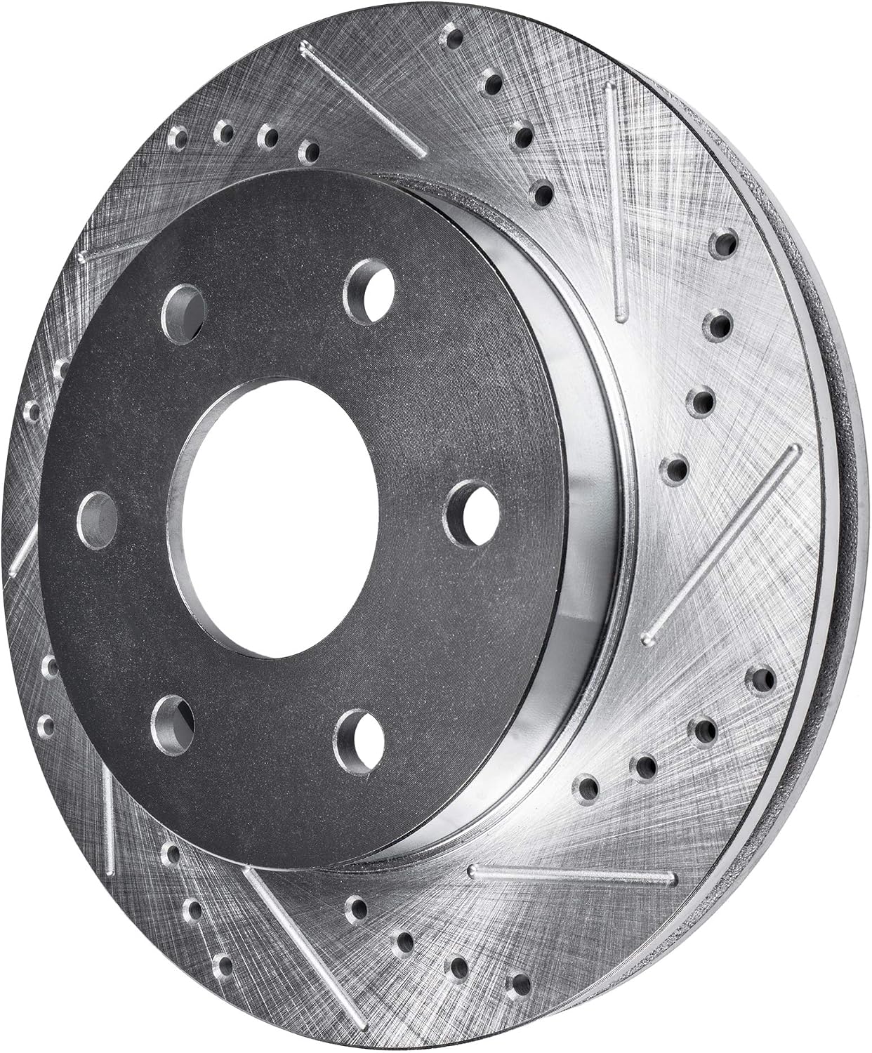 Detroit Axle - Front Brake Kit for 2007-2011 Nissan Armada 2008-2010 TITAN INFINITI QX56, Drilled and Slotted Disc Brake Rotors Ceramic Brakes Pads Replacement : 13.78' inch Rotor