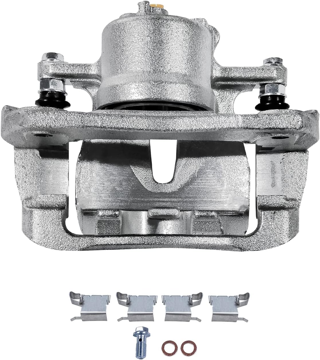 Detroit Axle - Front Brake Kit for Toyota RAV4 Matrix Mirai Corolla iM Scion tC iM Pontiac Vibe, Disc Brake Rotors Brake Calipers w/Brackets Ceramic Brakes Pads Replacement: 11.65' inch Rotor