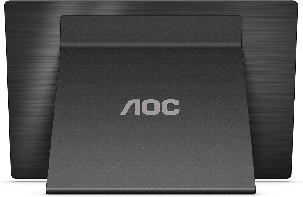 AOC 16T2 15.6' Full HD (1920 x 1080) Touch-Enabled Portable IPS Monitor, USB-C and Micro HDMI inputs, Built-in Battery, Stereo Speakers, SmartCover, AutoPivot, VESA for laptops, PC, Mac, Consoles