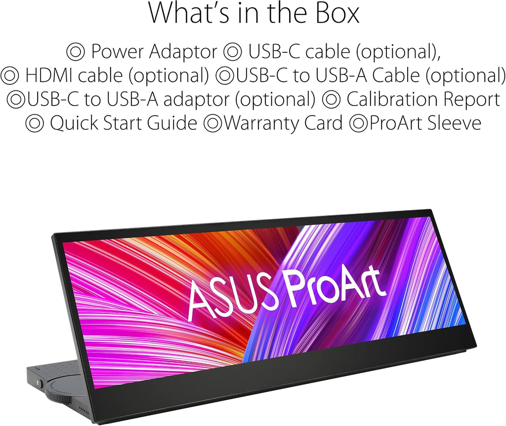 ASUS ProArt Display PA147CDV Creative Tool - 14 Inch, 32:9, IPS, Full HD