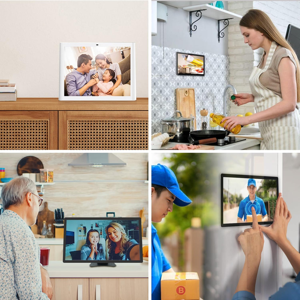 Large Touchscreen Monitor Digital Electronic Calendar, Downloadable APP,10-Point Touch,16:9 Display, Android 13 with 8GB RAM & 128GB ROM,Perfect for Office, Business, and Home (21.5 inch)