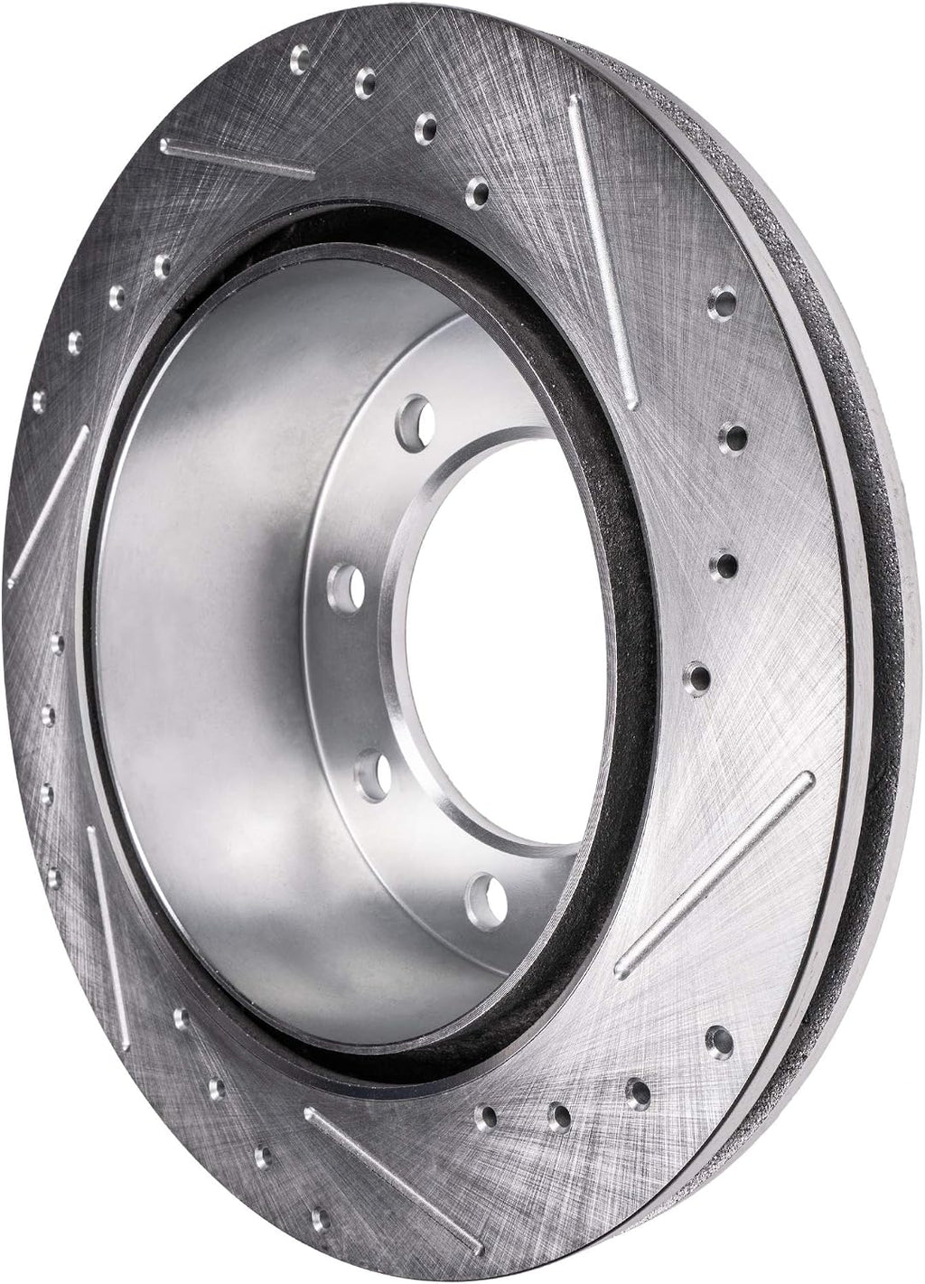 Detroit Axle - Rear Brake Rotors for Chevy GMC Silverado Sierra 2500 3500 HD Avalanche Suburban Express Savana Yukon XL 2500 3500 Drilled & Slotted Disc Brake Rotors Replacement: 12.99' inch Rotor