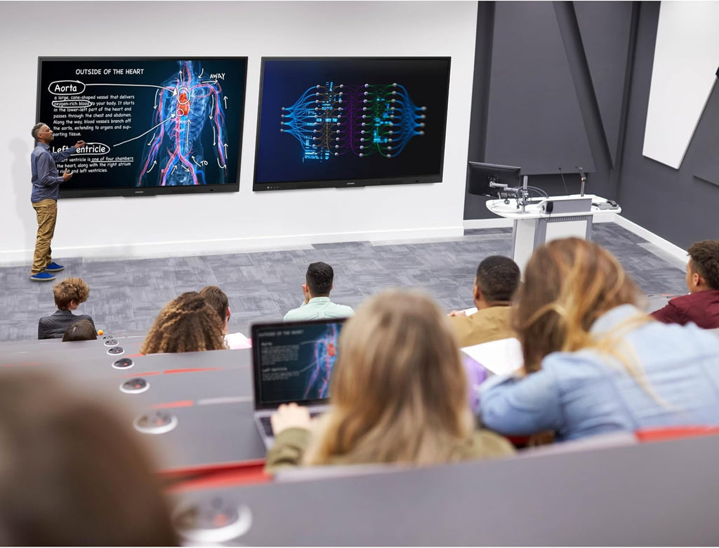 SAMSUNG 75' Interactive Display Touch Screen Whiteboard WAF Series, Compatible with Android™ Devices, EDLA Certified, OPS Slot, Smart Wireless Sharing, LH75WAFWLGCXZA