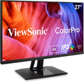 ViewSonic VP275-4K 27 Inch 4K ColorPro Monitor Designed for Surface, IPS with 100% sRGB and Pantone Validated for Improved Workflows, Advanced Ergonomics, and 60W USB-C Inputs