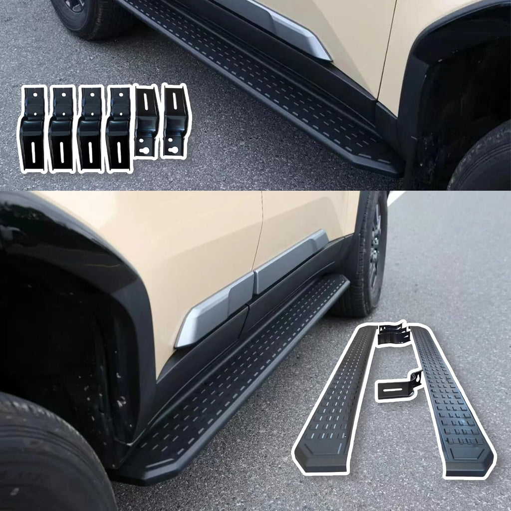 CHIESMA 4Runner Side Steps Running Boards Fit for Toyota 4Runner N500 Limited/Platinum/SR5/TRD/Trailhunter 2025 2026, Black Nerf Bars 2PC Body Kit Automotive Exterior Accessories
