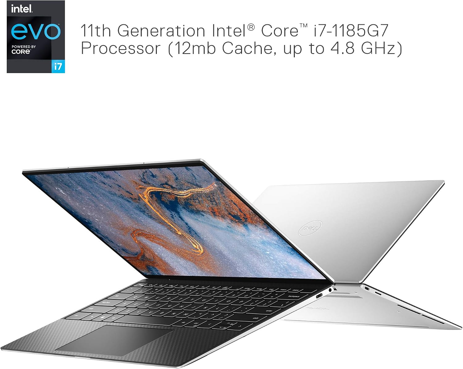 Dell XPS 13 9310 Touchscreen 13.4 inch FHD Thin and Light Laptop - Intel Core i7-1185G7, 16GB LPDDR4x RAM, 512GB SSD, Intel Iris Xe Graphics, 2Yr OnSite, 6 months Dell Migrate, Windows 10 Pro - Silver