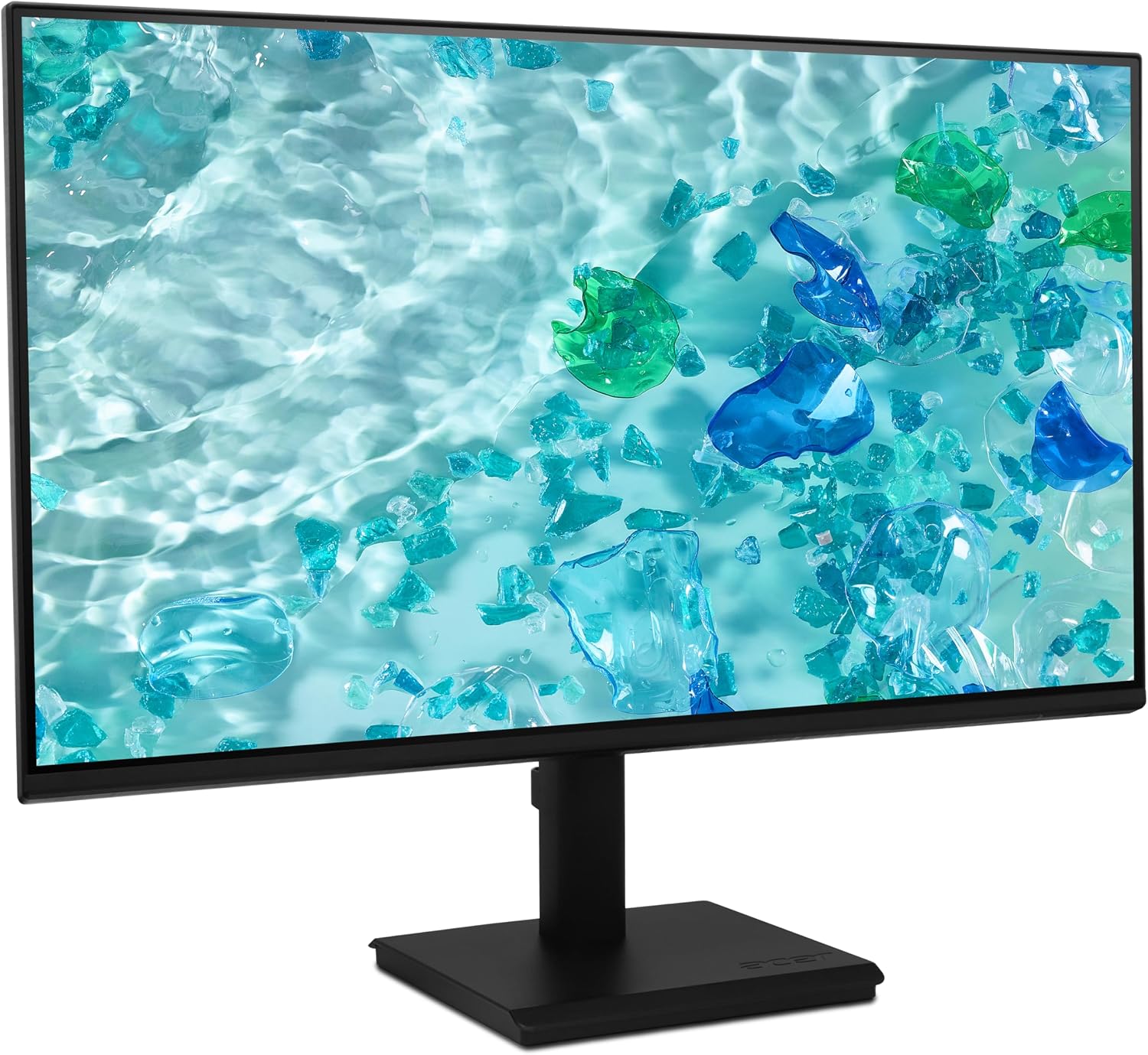 Acer Vero V7 V247 Gbmipx 24' FHD IPS Monitor with 4ms Response Time, Anti-Glare, VESA Mount (100 x 100mm), VGA, HDMI & Black Color (UM.QV7AA.G05) with DKZ Hub & ErgoFlexy Single Monitor Mount