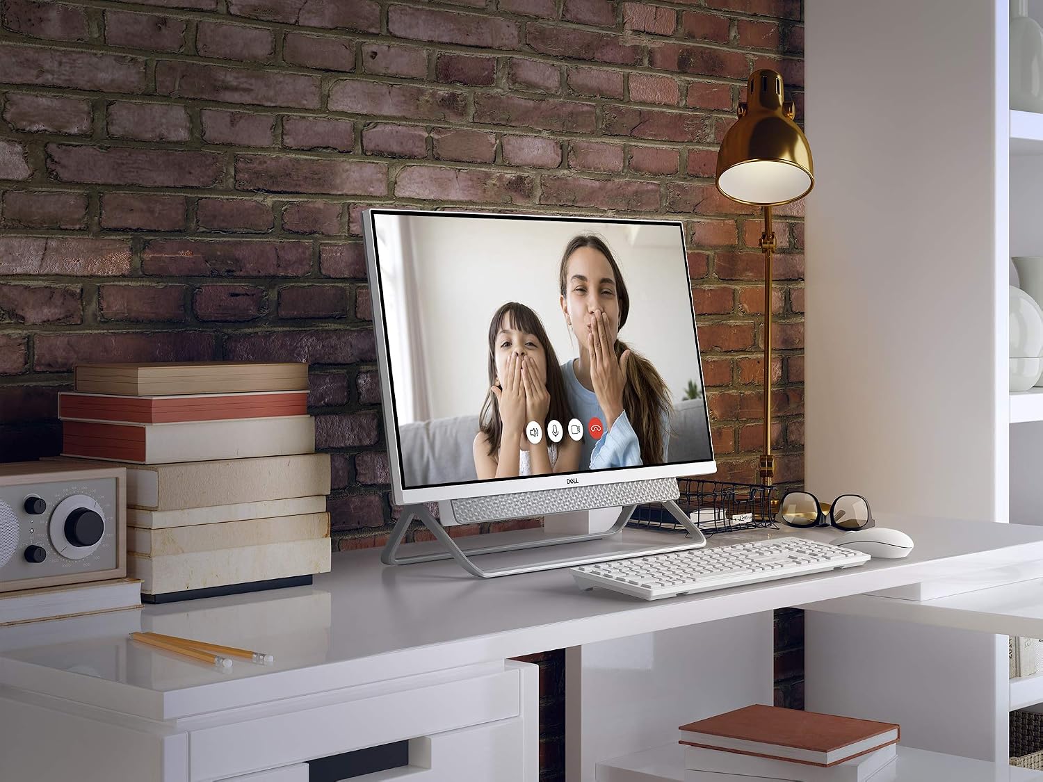 Dell Inspiron 7700 AIO Desktop, 27-inch FHD Infinity Touchscreen All in One - Intel Core i7-1165G7, 12GB 2666MHz DDR4 RAM, 1TB HDD + 256GB SSD, Iris XE Graphics, Windows 10 Home- Silver