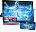 13.3' Car TV for Back Seat, 4K Android Headrest Monitor for Car, 4G+64G Portable Rear Entertainment System, Support Phone Wireless Mirror Link Touch Screen, with WiFi/HDMI/USB/Video Player