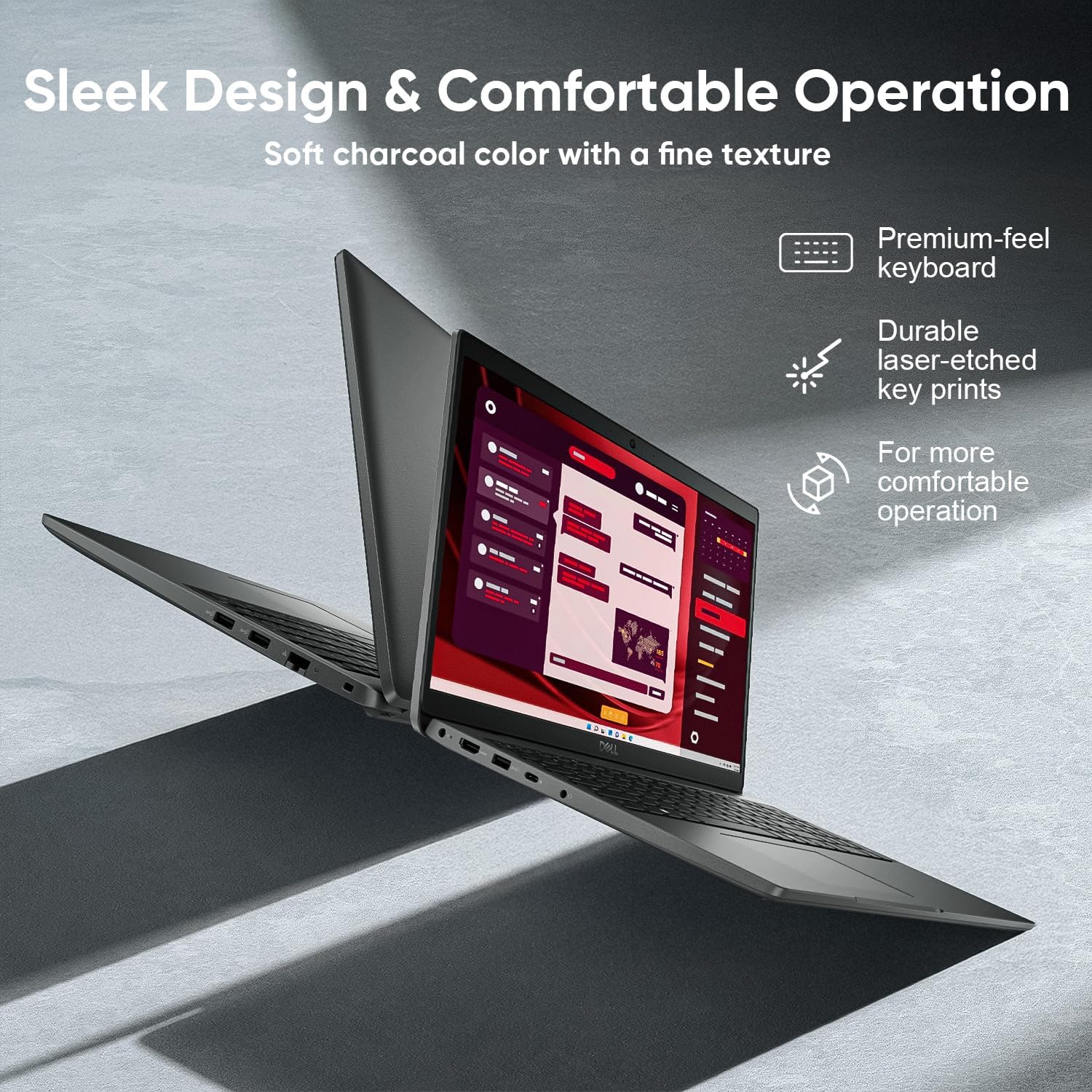 Dell Latitude 3550 15 15.6' FHD Business AI Laptop Computer, Intel 12-Core Ultra 7 155U (Beat i7-1355U), 32GB DDR5 RAM, 1TB PCIe SSD, WiFi 6, BT 5.3, Backlit KB, Fingerprint Reader, Windows 11 Pro