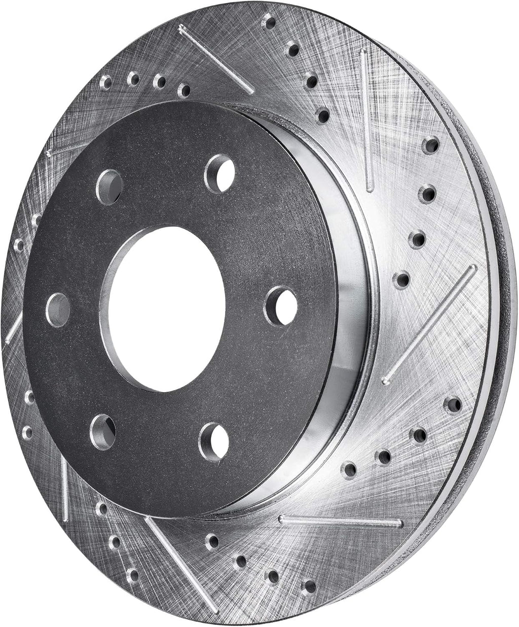 Detroit Axle - Rear Brake Kit for 2017-2018 Nissan TITAN Drilled and Slotted Disc Brake Rotors Ceramic Brakes Pads with Hardware Replacement : 14.37' inch Rotors