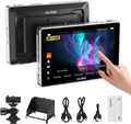 VILTROX DC-L2 7' Camera Field Monitor Touch Screen with HD 1280x800 IPS 4K HDMI & 3G-SDI Loop in/Out, 3D LUTs Peak Focus Assist Waveform, 170° Super Wide View Angle, Battery & Sunshade Hood