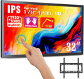 32 inch Capacitive Multi-Touch Screen Industrial Monitor, Built-in Speakers, USB, VGA, DVI & HD-MI Ports,16:9 Display and 1920 x 1080P, Digital Signage Displays Player for Advertising