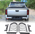 Tail Light Protective Metal Cover Compatible with Toyota Tacoma 2024 2025 2026 No Powered Gate, Carbon Steel Car Exterior Protection Accessories
