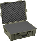 Condition 1 25' Large Waterproof Hard Case Model 839 with Foam, Portable Protective Storage Box for Travel, Hunting, Military, Tactical, Made in USA, 24.50'x 19.46'x8.41' Ranger Green