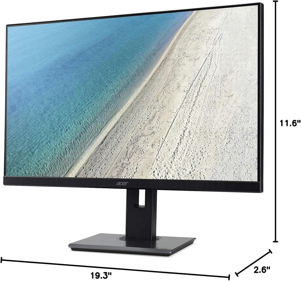 acer B227Q bmiprx 21.5' Full HD (1920 x 1080) IPS Frameless ErgoStand Professional Monitor (Display, HDMI, VGA Ports)
