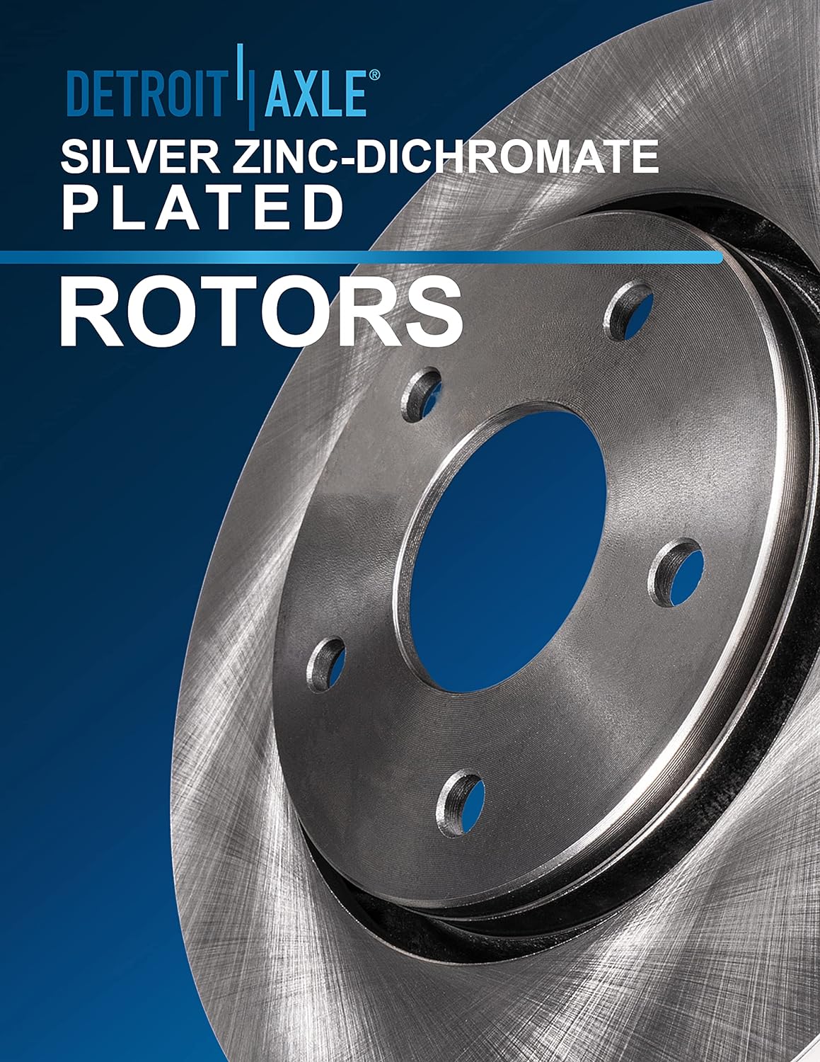 Detroit Axle - Brake Kit for 2006-2011 Honda Civic 2007-2010 Acura CSX, Disc Brake Rotors Ceramic Brakes Pads w/Hardware Replacement [11.81 inch Front 10.24 inch Rear Rotors]