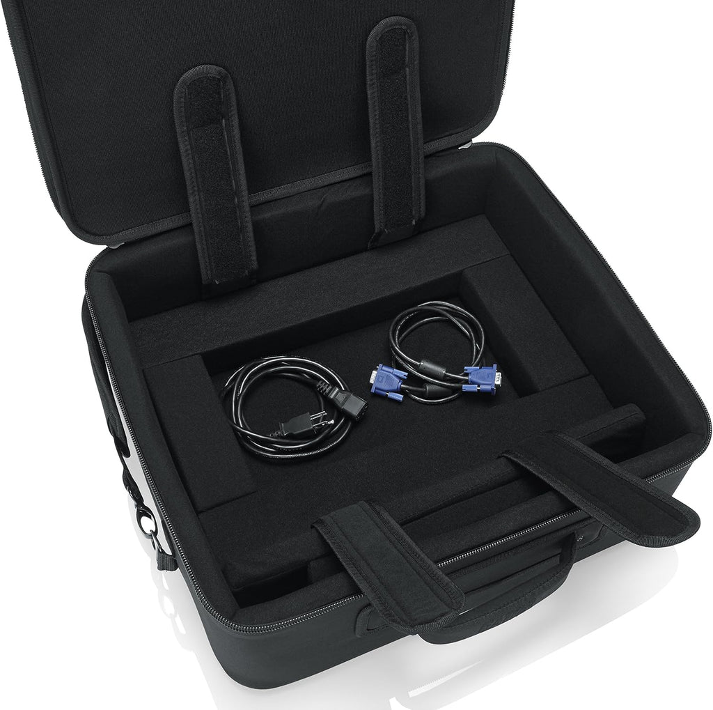 Gator Cases Lightweight Case for Flat Screen Monitors with Cable Storage and Removable Shoulder Strap (G-MONITOR2-GO22)