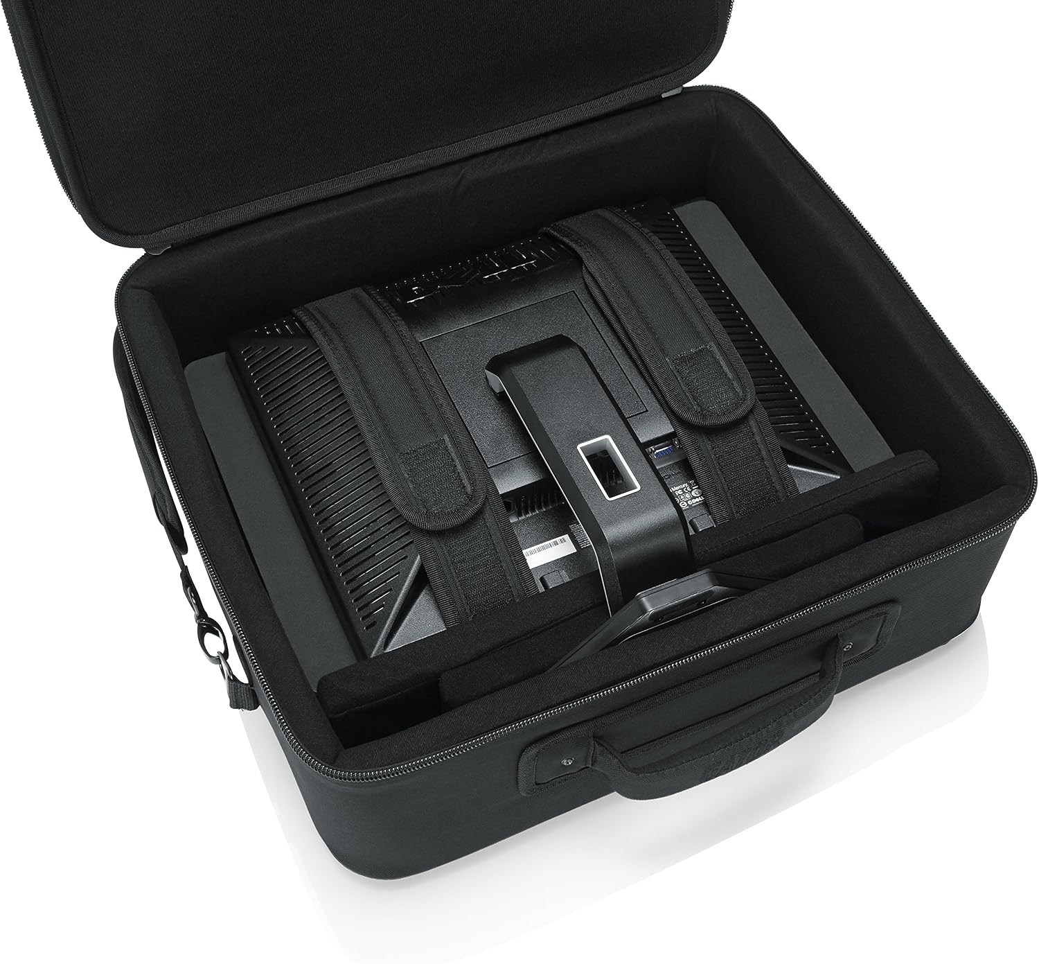 Gator Cases Lightweight Case for Flat Screen Monitors with Cable Storage and Removable Shoulder Strap (G-MONITOR2-GO22)
