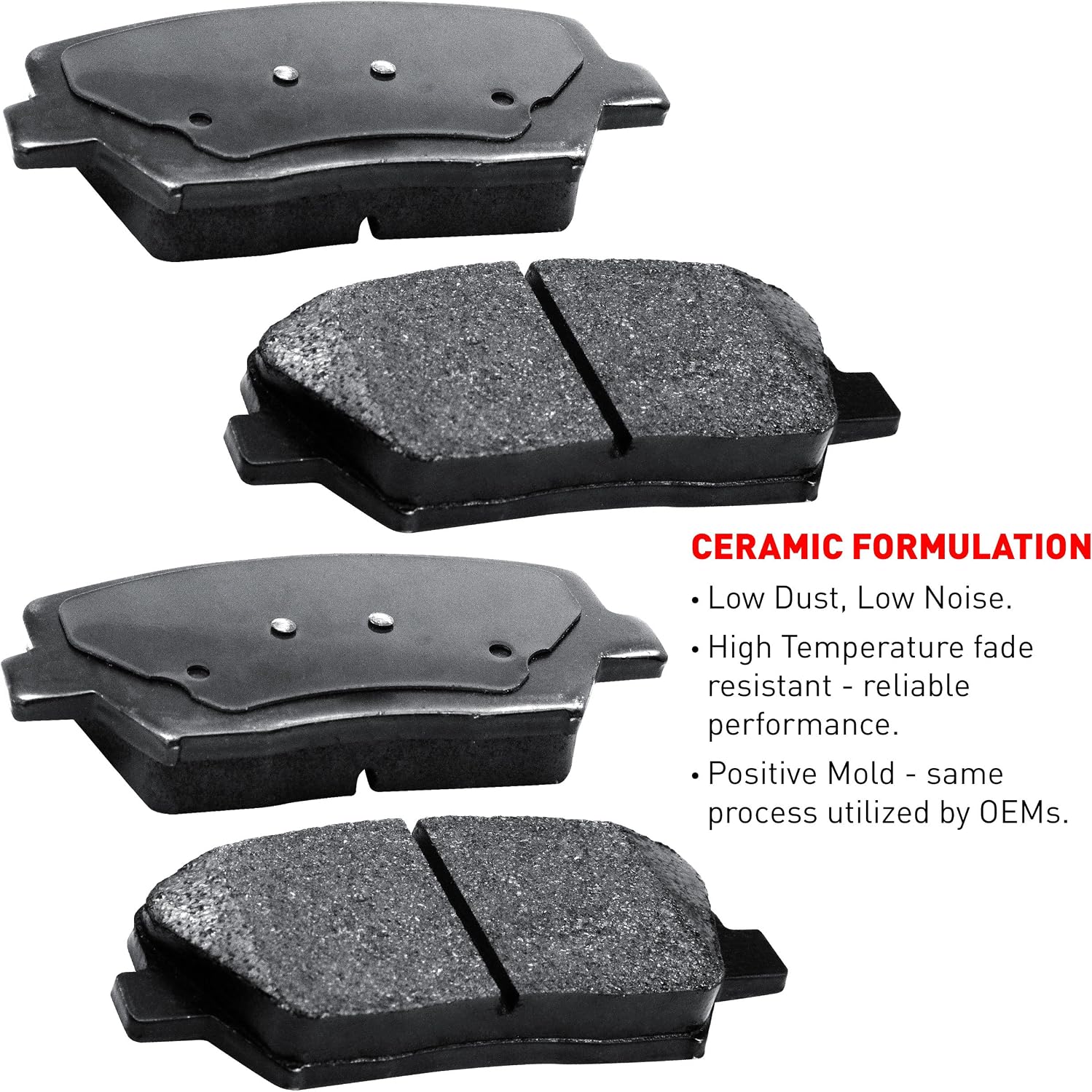 R1 Concepts Front Brakes and Rotors| Automotive Replacement Brake Kits| Front Ceramic Brake Pads and Rotors Kit| Fits 2007 Acura CSX, 2002-2006 Acura RSX, 2006-2011 Honda Civic