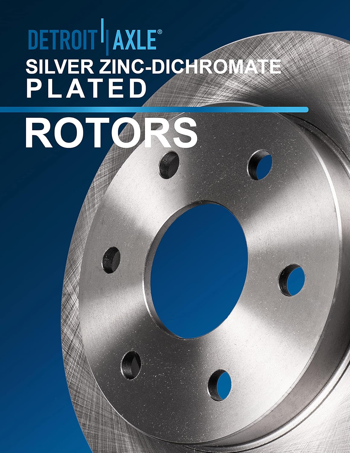 Detroit Axle - Brake Kit for Chevrolet GMC Silverado Sierra Avalanche Suburban 1500 Yukon Tahoe Escalade Disc Brake Rotors Ceramic Brakes Pads Replacement [12 inch Front and 12.99 inch Rear Rotors]